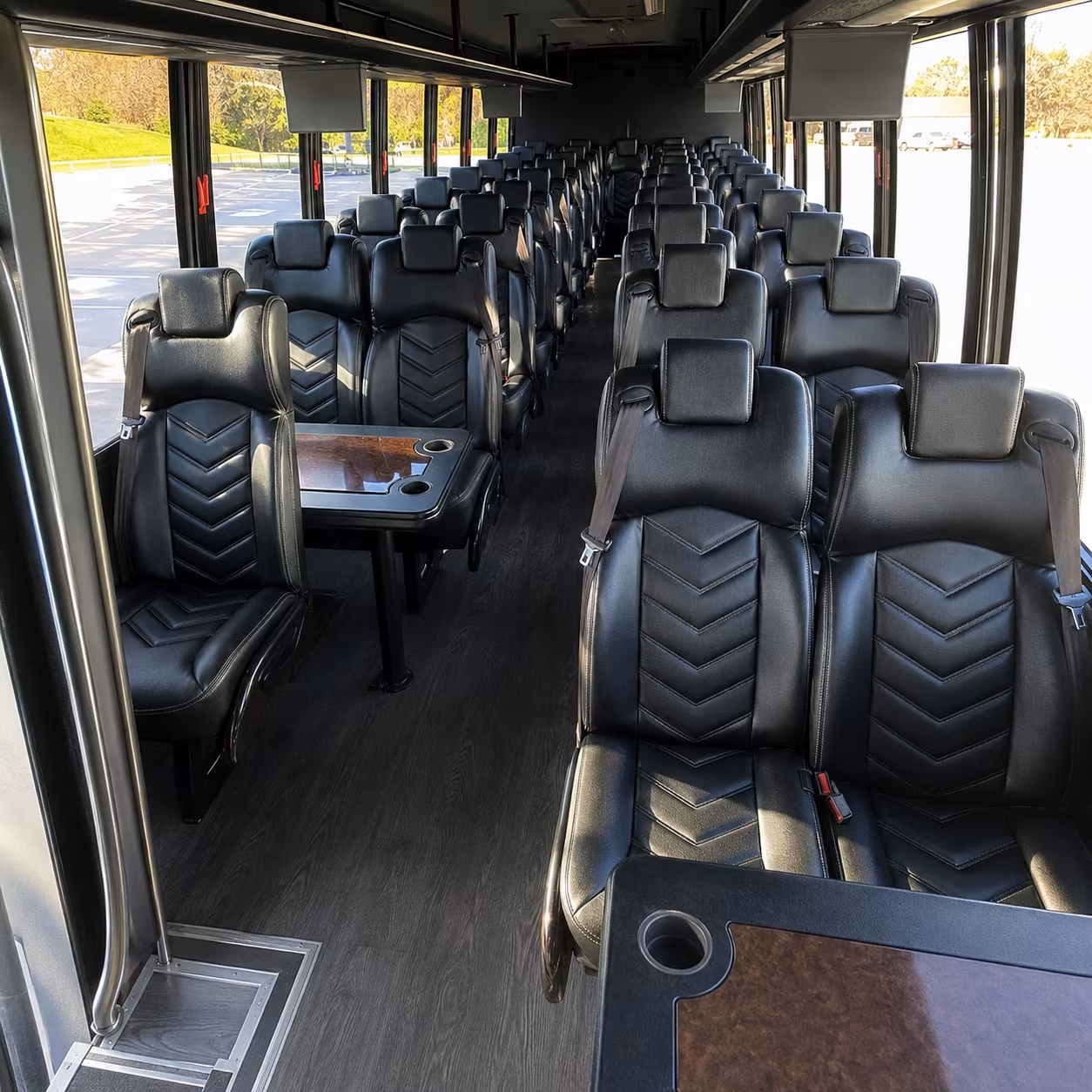 28 passenger minibus inside