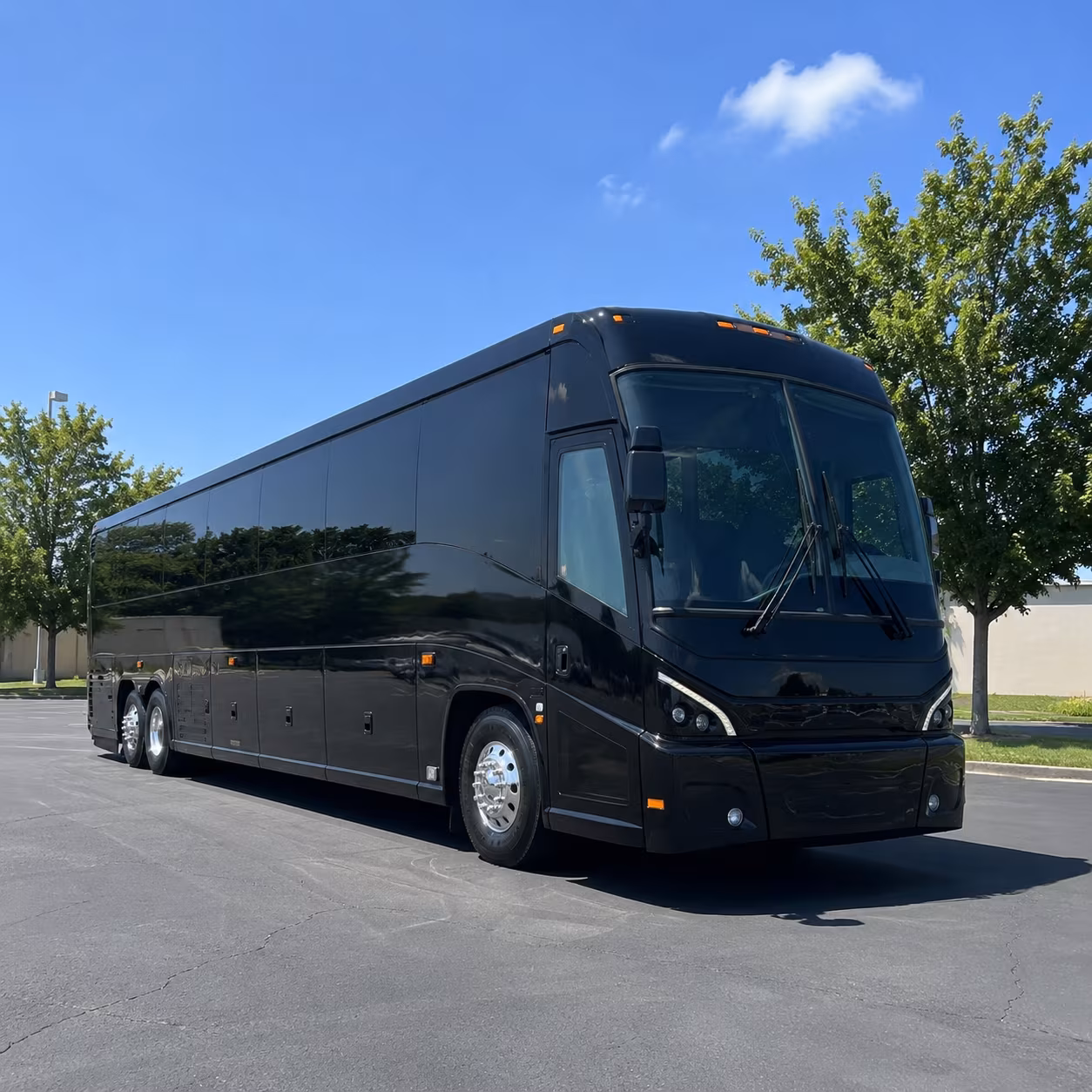 group shuttle buses for redstone arsenal and defense contractor travel