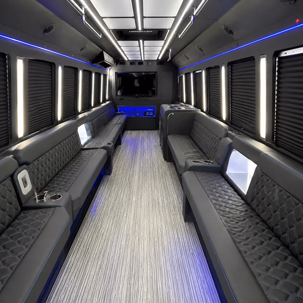 huntsville party bus rentals inside