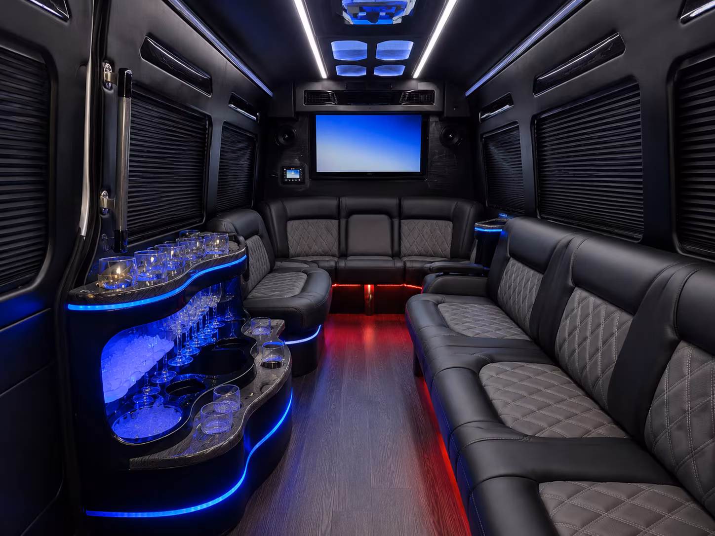 huntsville sporting event transportation onboard seating
